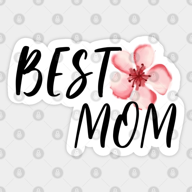 BEST MOM - flower Sticker by nurkaymazdesing